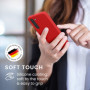 kwmobile Housse Compatible avec Samsung Galaxy S23 Plus Coque - Housse de téléphone Protection Souple en TPU Silicone - Rouge Cl