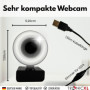 TronicXL Webcam Full HD avec lampe annulaire 1920 x 1080p autofocus I 2 microphones réduction du bruit fond I pour streamer stre