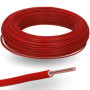 Kalitec H07V-U 1 x 2,5 mm² rouge - Fil simple en PVC ignifuge 2,5 mm² - Toron rigide en cuivre - 450/750 V - Pour câblage intern