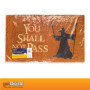 getDigital Paillasson You Shall Not Pass - Tapis de porte de haute qualité avec scène de fantaisie célèbre - Multicolore - 60 x 