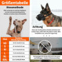 AMATHINGS Muselière pour chien, en nylon, taille L, empêche les morsures, la mastication et les aboiements et permet de haleter 