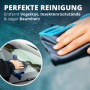 LICARGO Lot de 4 chiffons en microfibre de qualité supérieure - Pour vitres de voiture cristallines sans traces ni traces - 350 