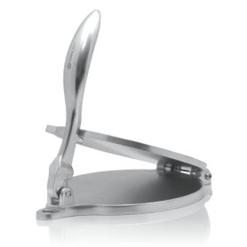 Mahlzeit Tortilla Presse à tortilla Ø 20 cm en aluminium | avec papier sulfurisé | Presse Taco légère | Pour tortillas, tostones