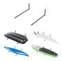 QLS Coffre de toit BOX80 - Support mural - Pour planche de surf, ski, outils de jardin - Support de matériel de sport - 82,5 x 2