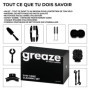 greaze kit de nettoyage pour vélo — kit d'entretien pour vélo — brosse pour chaîne + nettoyeur chaine velo - brosse Claw pour pi