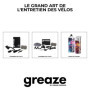 greaze kit de nettoyage pour vélo — kit d'entretien pour vélo — brosse pour chaîne + nettoyeur chaine velo - brosse Claw pour pi