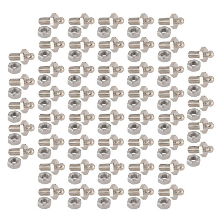 New Marine LOXX Lot de 50 vis filetées M5 x 10