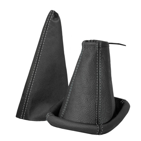 Soufflet de levier de vitesse et soufflet de frein à main compatibles avec Opel Corsa C année de construction 2000-2006 Accessoi