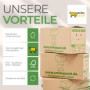 Smiley Pack - Lot de 20 Cartons de Déménagement Robustes - Extra Larges et Réutilisables - Charge Maximale : 40 kg - Avec Boîte 