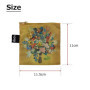 LOQI Sac Van Gogh Bouquet 50e anniversaire Or, multicolore, Contemporain