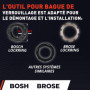 Optio Cycle Clé Boîtier de Pédalier pour Bosch Gen 3/4/5 - Démonte Pignon et Outil pour Pédalier | Clé Pédalier Robuste pour Ent