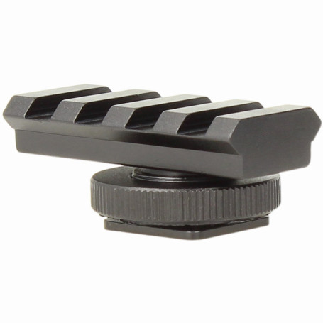 Minadax Adaptateur pour visière Red Dot avec rail Picatinny pour le raccordement à la griffe de flash de l'appareil photo