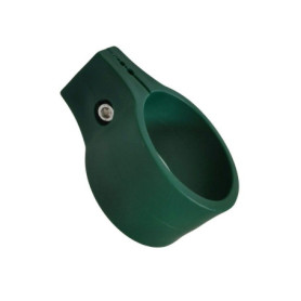 Collier de serrage pour clôture - En plastique - Vert - 60 mm