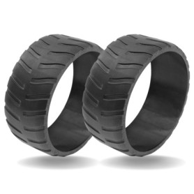 Lot de 2 protections de roue compatibles avec Ecovacs Goat G1 G1-800 G1-2000 pour tondeuse robot avant Protection de roue avant 