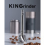 KINGrinder K6 Moulin à café manuel avec 200 degrés de mouture réglables pour Aeropress, French Press, Drip, Expresso, capacité 3