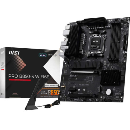 Carte Mère MSI PRO B850-S WIFI6E Intel Wi-Fi 6 AMD AM5 AMD B850