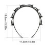 Épingle à cheveux Tomedeks à double frange, accessoires pour cheveux à bandeau double torsadé, convient aux mariages, danses, fê