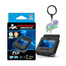 Brook Wingman PS2 Converter avec porte-clés - Convertisseur pour consoles rétro compatible avec XB Series X|S, One, 360, Elite 1