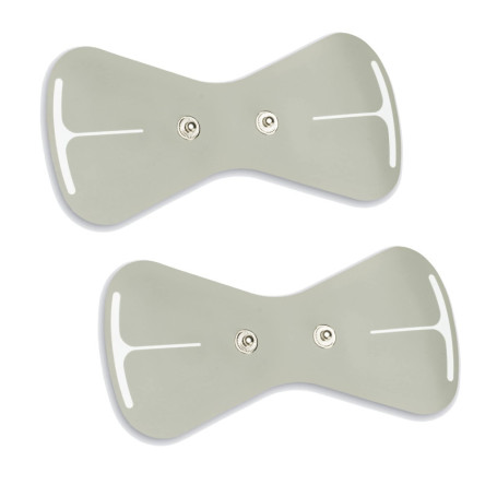 TERAPIO 2x électrodes de remplacement réutilisables sans latex de qualité supérieure compatibles avec le Smart TENS sans fil
