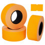 SKIR'CO (4 rouleaux) Etiquettes Prix Pistolet 21 x 12 mm couleur orange, Etiquettes Prix, 4000 Autocollants Prix