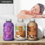 Sel de Bain Set Lavande & Coco & Bois de Santal 3х600g - Huile de Lavande Essentielle - Huile de Noix de Coco - Huile Essentiell