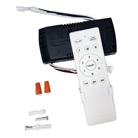 Kit de télécommande universelle pour ventilateur de plafond, 6 vitesses et minuterie, remplacement à distance pour ventilateur d