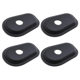 4pcs Entretoises d'adaptateur de Clignotant de Moto Avant Arrière Noir Compatible pour MT-07 FZ-07 MT-09 FZ-09 MT-10 ZX6R ZX7R Z