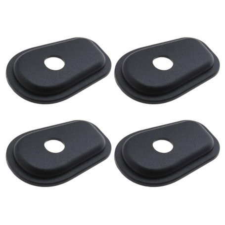 4pcs Entretoises d'adaptateur de Clignotant de Moto Avant Arrière Noir Compatible pour MT-07 FZ-07 MT-09 FZ-09 MT-10 ZX6R ZX7R Z