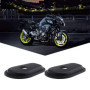 4pcs Entretoises d'adaptateur de Clignotant de Moto Avant Arrière Noir Compatible pour MT-07 FZ-07 MT-09 FZ-09 MT-10 ZX6R ZX7R Z