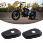 4pcs Entretoises d'adaptateur de Clignotant de Moto Avant Arrière Noir Compatible pour MT-07 FZ-07 MT-09 FZ-09 MT-10 ZX6R ZX7R Z