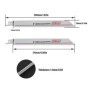 OTOTEC 10pcs R825BF Lames de Scie Sabre Alternative Bimétallique 14TPI 200mm Pas de 1.8mm S1025BF Robuste pour Tuyaux Minces en 