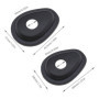 Lot de 2 Plaques d'adaptation pour Clignotants de Moto Compatible avec Yamaha MT07 MT09 Plaques d'indicateur Avant Arrière Clign