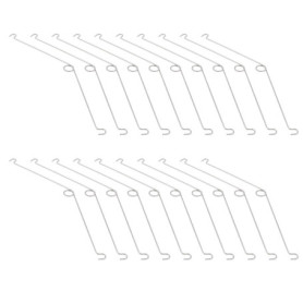 EMSea Lot de 20 Ressorts de Torsion en Acier Inoxydable pour Luminaire Encastr¨¦ 7,9 Pouces pour Garniture d'¨¦clairage Encastr¨