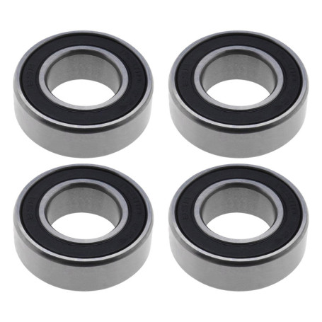 YINETTECH 4pcs 163110-2RS Roulements à Billes à Gorge Profonde Double Roulements à Joint en Caoutchouc en Acier au Carbone pour 