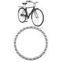 VGOL Lot de 4 Cages à Roulement à Billes de 5/32 Pouces pour Vélo Diamètre Extérieur de 50 Mm Adaptées Aux Casques Surdimensionn