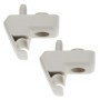 eMagTech Lot de 2 Clips de Fixation pour Pare-Soleil de Voiture compatibles avec Ka Remplace 1570627 - Beige