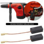 eMagTech Lot de 2 paires de balais de carbone pour moteur - 6,5 x 8 x 18 mm - Compatible avec Hilti TE 12 TE 12S TP 90 - Scie ci