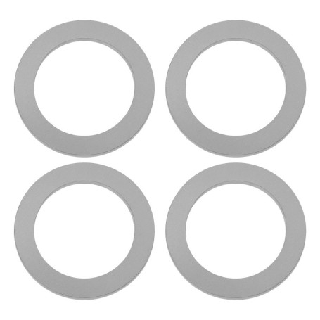 eMagTech 4 Pièces Rondelles de Pédale de Vélo 1,5mm d'épaisseur Rondelles de Pédale en Acier Inoxydable 304 pour Axes de Pédale 