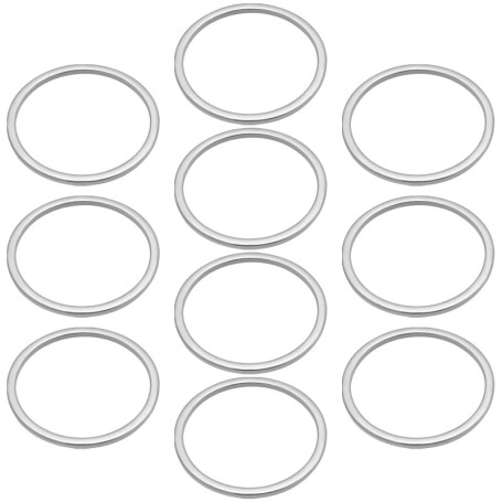 eMagTech Lot de 10 Bagues de Réduction de Scie de 25,4 à 22,2 mm Bagues D'alésage de Lame de Scie Rondelles de Bagues Entretoise