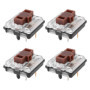 eMagTech Lot de 4pcs Interrupteurs de Clavier Compatible avec Logitech G815 G915 G913 Et G813 Marron