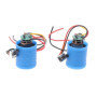 OVNSHVN Mini moteur sans balais DC 7-24 V, 100 000 min, roue à grande vitesse en alliage d'aluminium CNC, ventilateur de canal, 
