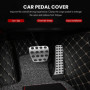Borimend Les Accessoires de Couverture de PéDale de Voiture 5 PièCes avec Repose-Pieds pour W203 W222 W213 W205 W204 W211 W212 W