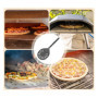 Giyofom Pelle à Pizza Tournante avec Long Manche en Aluminium Antiadhésif pour Pelle à Pizza, Palette Résistante Aux Rayures