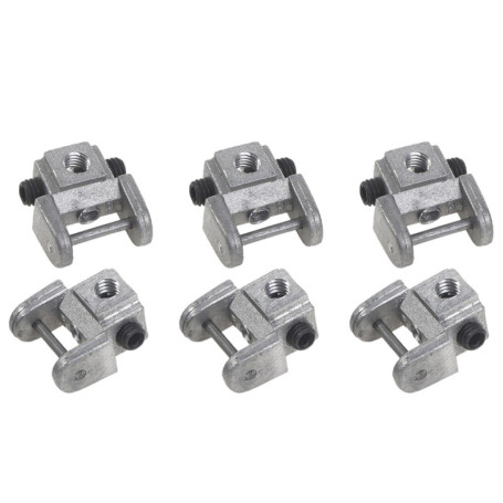 UrbanNest 6 Pièces Supports de Lames de Scie à Chantourner Kits de Conversion Adaptateur Sans Broche Supports de Lame Supérieur/