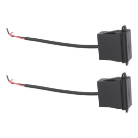 ECSiNG 2 Prises USB pour Chargeur de Voiture avec Cache Anti-poussière 2,4A 12V/24V pour Petit Pont Véhicule Tout-Terrain Campin