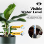 Mcbazel 5 Pièces Indicateur de Niveau d'eau Hydroponique, Jauge de Niveau d'eau avec Flotteur pour Plantes, Indicateur d'Humidit