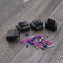 ECSiNG 4 Ensembles de Connecteurs Femelles à 4 Broches pour Voiture avec Bornes Femelles et Joints Connecteur pour Bobine d'allu