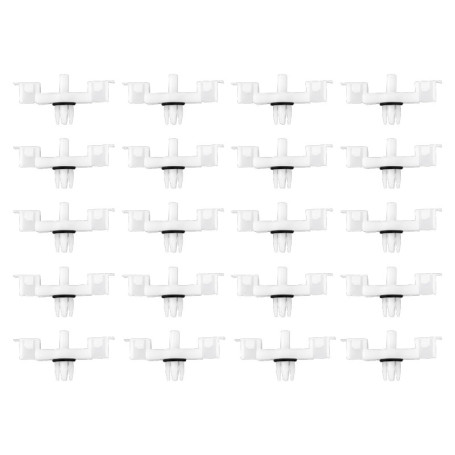 ECSiNG 20 Lot Clips de Garniture de Carrosserie de Rechange 7L0853547A 95555954700 Compatible avec VW Touareg Compatible avec Po