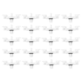 ECSiNG Lot de 20 clips de garniture de carrosserie 7L0853547A 95555954700 compatible avec VW Touareg Compatible avec Porsche Cay