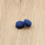 LT Easiyl 50 Pièces 9mm Embouts de Queue de Billard Bleus Embouts de Remplacement de Billard en Cuir Embouts de Queue de Billard